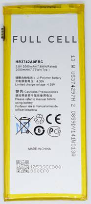 FULL CELL Mobile Battery For  Huawei Ascend P6 ( HB3742A0EBC )