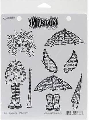 ART IMPRESSIONS Twist Ties Stamp & Die Set Elephant Rubber Stamp