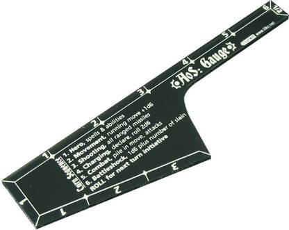 Litko Game Accessories Gauge Compatible with AoS 1st Edition & 2nd Edition Translucent Grey