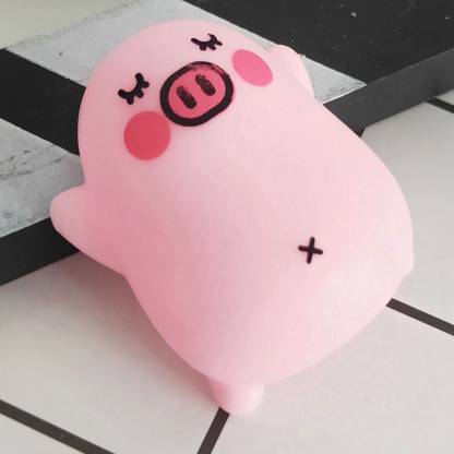 Hamee Sleepy Pig Squishy Bath Toy
