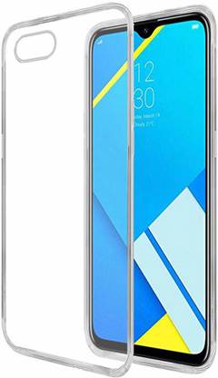 NCA SALER Back Cover for Soft Back Case Cover for Realme C2 (Transparent)