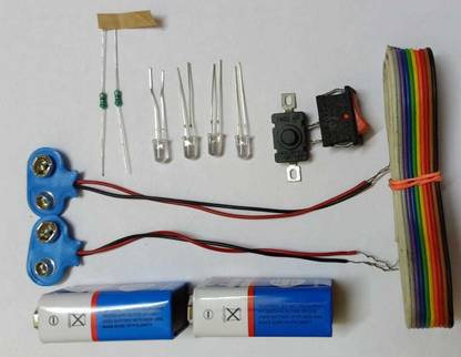 connotech ROBOLearn Simple Electronic Circuit with LED and Register Light Electronic Hobby Kit