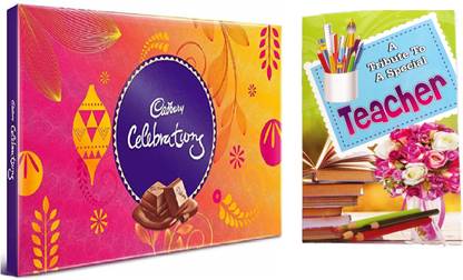 Cadbury Teacher's Day Special Gift Pack With Greeting Card Combo