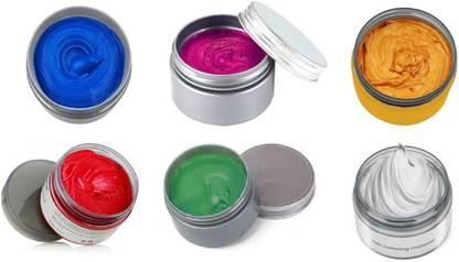 ADJD WASHABLE INSTANT NEW TRENDY HAIR COLOR WAX BOX COMBO , MULTI COLOR