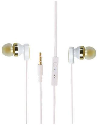 Ruby traders Riviera DJ-14 In Ear Wired Earphones With Mic Wired