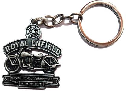 ROYAL ENFIELD Keychain RE bike logo black Key Chain
