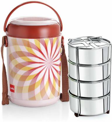 cello Mark 4 Insulated Lunch Carrier 4 Containers Lunch Box