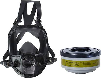 Honeywell Combo of Reusable Respirator full face & Defender Multi gas/cartridge 54001-75SCL
