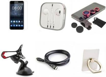 Mudshi Screen Protector Accessory Combo for Nokia 5