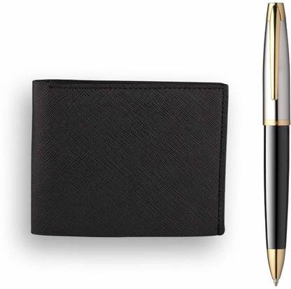 Pennline PEN PENNLINE CARINA - A 0024 - GLOSS BLACK BARREL AND CHROME CAP WITH GOLD TRIM BP WL Ball Pen