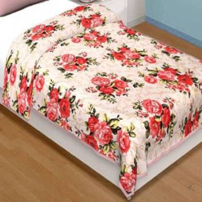 Bhuvis Fashion Floral Single Dohar for  Mild Winter