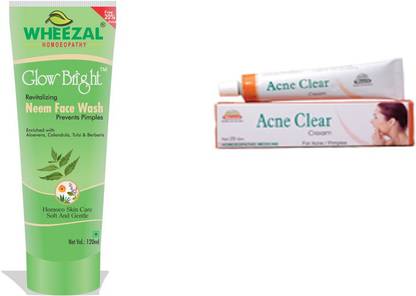 WHEEZAL ANTI ACNE COMBO(FACEWASH+ACNE CLEAR CREAM)