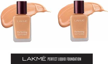 Lakmé Perfecting Liquid Foundation - Shell (Pack of 2) Foundation