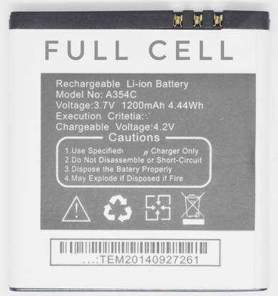 FULL CELL Mobile Battery For  Celkon Campus One A354C