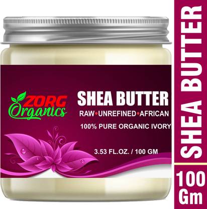 Zorg Oraganics Skin Care 100 % Pure Ivory African Shea Butter Raw