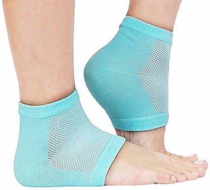 Tetrix Silicone Gel Heel Pad Socks for Pain Relief for Men and Women Heel Support