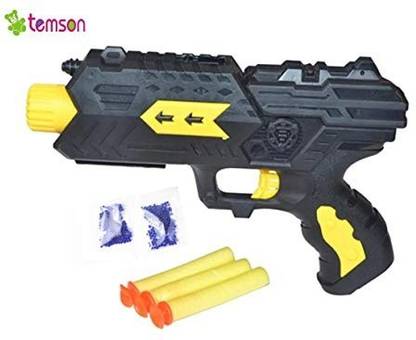 TEMSON 2 in 1 Absorbent Bomb Gun Toy With Water Crystal Bullet & Foam Bullet Guns & Darts