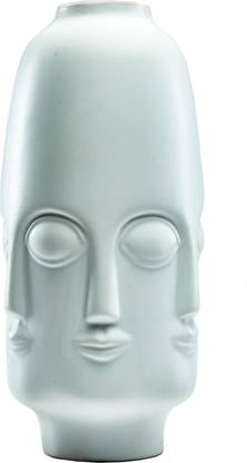 Rudrablessings Face Vase - Big Size Ceramic Vase