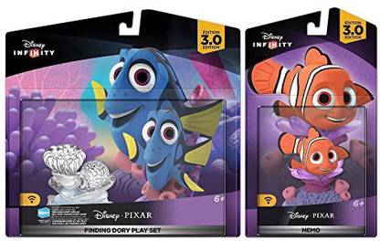 Disney Infinity 3.0 Finding Dory Play Set w Nemo Movie Figure Set NEW