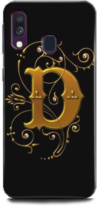 INTELLIZE Back Cover for Samsung Galaxy A40/SM-A405FM D letter,Printed