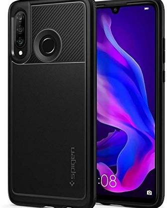Spigen Back Cover for Huawei P30 Lite Rugged Armor Cover/Case - Matte Black
