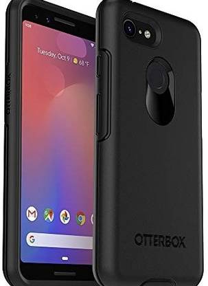 OtterBox Back Cover for Symmetry Series Hybrid Case For Google Pixel 3 Smartphone - Black