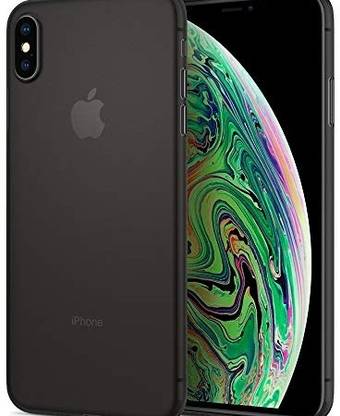 Spigen Back Cover for Iphone Xs Max Air Skin Cover/Case - Black