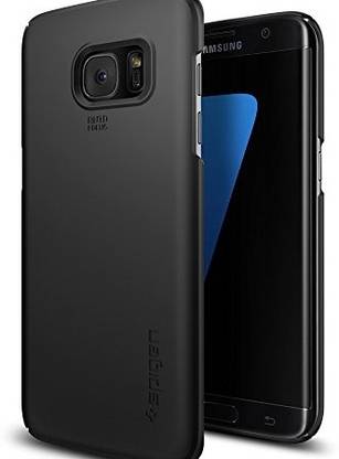 Spigen Back Cover for Thin Fit Designed For Samsung Galaxy S7 Edge Case (2016) - Black