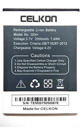 GIFFEN Mobile Battery For  CELKON Q 54 PLUS / Q54+