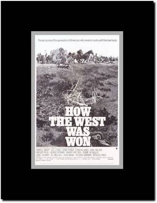 How the West Was Won Framed 3D Poster