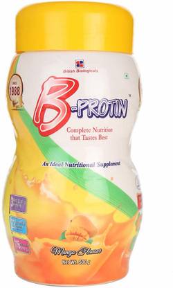 B-Protin Complete Nutrition Nutritional Supplement - 500 g (Mango) Protein Blends