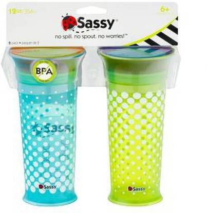 SASSY Tritan Spoutless Sippy Cup - 2 pack