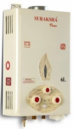 Suraksha 009 6 L Gas Water Geyser