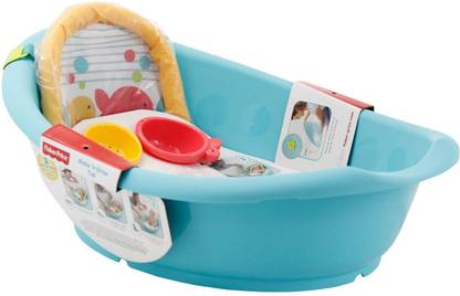 FISHER-PRICE Rinse 'n Grow Tub with Removable Sling Blue