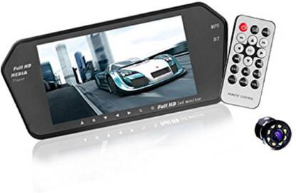 Auto Snap HD Touch Bluetooth LED Screen+8LED Night Vision Reverse Camera Black LED