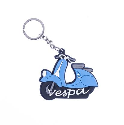 AVI Doublesided Blue Vespa Key Chain