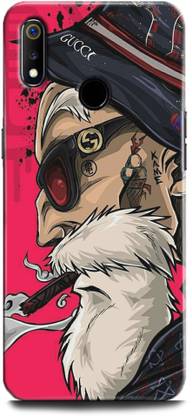 INDICRAFT Back Cover for Realme 3 Pro, RMX1851, Masterroshi, Printed