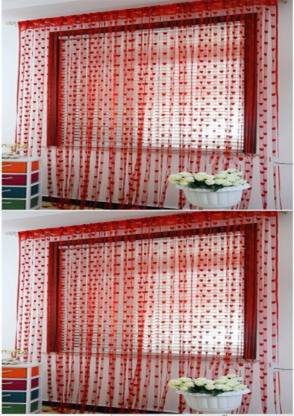 DRACO 213 cm (7 ft) Polyester Door Curtain (Pack Of 2)