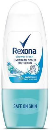 Rexona Shower Fresh Underarm Odour Protection Roll On Deodorant Stick  -  For Men & Women