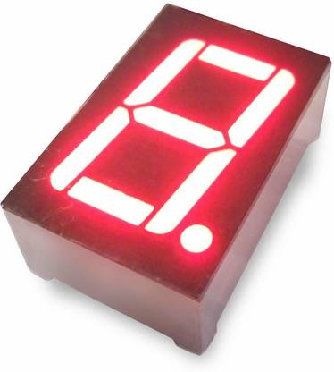 R&D 1 Digit 7 Segment LED Display Common Cathode (Pack of 1) Display Lights Electronic Hobby Kit