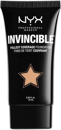NYX Cosmetics Invincible Fullest Coverage Foundation, Light Medium, 0.85 Ounce Foundation