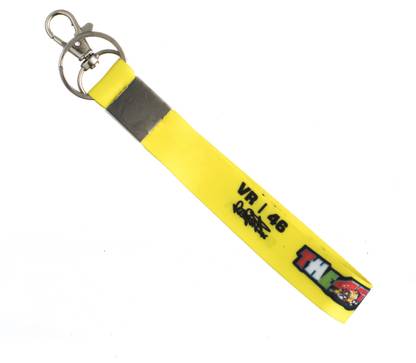 AVI Dr 46 Yellow Strip Keychain For Fans Design Key Chain