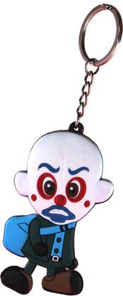 AVI Rubber Doublesided Joker Robbery Heist Batmanthe Dark Knight Design Key Chain