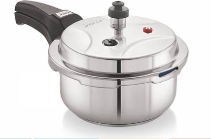 KOOK Chef Series Outer Lid with Pressure Indicator Stainless Steel 5 L Outer Lid Induction Bottom Pressure Cooker