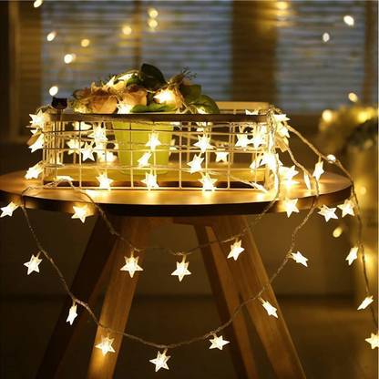 Yutiriti 28 LEDs 6.1 m White Steady Star Rice Lights
