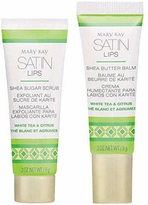 Mary Kay Satin Lips Set - Shea Sugar Scrub And Shea Butter Balm Scrub