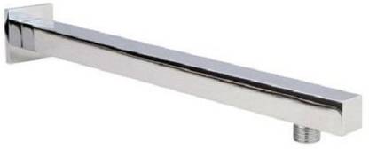 Quality BIt Square Shower Arm with Wall Flange Shower Head