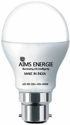 AIMS ENERGIE 12 W Basic Round B22 LED Bulb