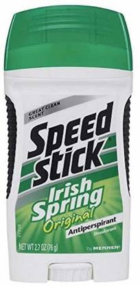 SPEED STICK Irish Spring Original Deodorant Stick  -  For Men & Women