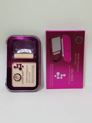 COLORS QUEEN Matte Magique All In One Oil Free Clear Complecion Matte Transforming Ultra fine Coverage Waterproof make -up power  Compact